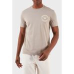 Emporio Armani Pamuklu Regular Fit Bisiklet Yaka T Shirt Erkek T Shirt 3D1Tg8 1Jocz 06G9 - Bej - 2XL