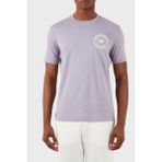 Emporio Armani Pamuklu Regular Fit Bisiklet Yaka T Shirt Erkek T Shirt 3D1Tg8 1Jocz 08A9 - Lila - XL