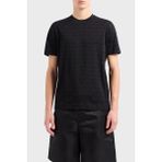 Emporio Armani Pamuklu Regular Fit Bisiklet Yaka T Shirt Erkek T Shirt 3D1TH5 1jorz 0999 - Siyah