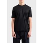 Emporio Armani Pamuklu Regular Fit Bisiklet Yaka T Shirt Erkek T Shirt EM001023 AF13747 MC203 - Siyah