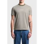 Emporio Armani Pamuklu Regular Fit Logo Baskılı Bisiklet Yaka T Shirt Erkek T Shirt EM005257 AF13715 U8049 - Açık Haki