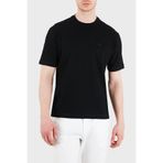 Emporio Armani Pamuklu Regular Fit Logolu Bisiklet Yaka Jakarlı T Shirt Erkek T SHİRT EM005699 AF25298 UC001