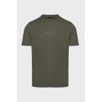 Emporio Armani Pamuklu Regular Fit Logolu Bisiklet Yaka T Shirt Erkek T Shirt EM004583 AF13669 M8360 - Haki - XL