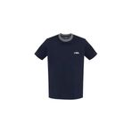 Emporio Armani Pamuklu Regular Fit Logolu Çizgi Detaylı Bisiklet Yaka T Shirt Erkek T SHİRT EM002965 AF12955 UB118