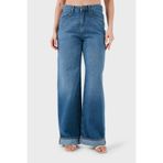 Emporio Armani Pamuklu Relaxed Fit Yüksek Bel Jeans Bayan KOT PANTOLON EW000737 AF22225 MB003