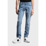 Emporio Armani Pamuklu Slim Fit Düşük Bel Dar Paça Jeans Erkek Kot Pantolon EM000121 AF22800 MB003 - Mavi - 30