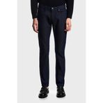 Emporio Armani Puantiyeli Streç Pamuklu Slim Fit Düşük Bel Dar Paça Jeans Erkek KOT PANTOLON EM000121 AF14124 FB021