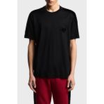 Emporio Armani Şönil Şerit Detaylı Regular Fit Bisiklet Yaka T Shirt Erkek T Shirt EM005342 AF10017 UC001 - Siyah