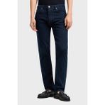 Emporio Armani Streç Pamuklu Regular Fit Normal Bel Düz Paça Jeans Erkek Kot Pantolon EM000121 AF14119 MB002 - Lacivert - 32