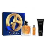 Emporio Armani Stronger With You EDT 100 ml ve Shower Gel 75 ml+ 15 ml Erkek Parfüm Seti