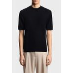 Emporio Armani Yünlü Regular Fit Bisiklet Yaka Kısa Kollu Kazak Erkek Kazak EM005303 AF23553 FB066 - Lacivert - XL