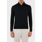 Emporio Armani Yünlü Regular Fit Fermuarlı Dik Yaka Kazak Erkek Kazak 6R1MXF 1mnfz F904 - Lacivert