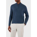Emporio Armani Yünlü Regular Fit Kolej Yaka Dokuma Kazak Erkek Kazak 6D1MXP 1mkdz 09T6 - Lacivert - XL