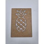 Empressco 10 Adet Ahşap Meyve Figürü, Montessori Resim ve Çizim Seti, 20X14 cm - Seçenek 1 - Ahşap - Ceviz