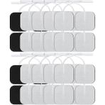 Empressco 10 Paket, 40 Adet 5x5 cm Tens Elektrod Pedi, Güçlendirilmiş Yapışkanlı