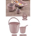 Empressco 12DEN 2’li Bebek Banyo Su Kovası ve Maşrapası Seti, Saplı Oluklu Kova 13LT ve Maşrapa 1,5lt Set Pembe - Fiyatı, Yorumları - Altın