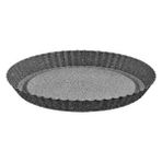 Empressco 20 cm Granit Tart ve Kek Kalıbı, Sağlıklı ve Dayanıklı Tasarım - Seçenek 1 - (ClearEyelets)Black-RadiantOrchid