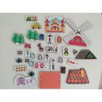 Empressco 35 Parça Ahşap Hayal Dünyam Puzzle, Renkli ve Eğlenceli Çocuk Oyunu - Seçenek 1 - 1BW-Beyaz