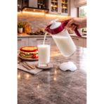 Empressco Abenim 1500 cc Kırmızı Kapaklı Cam Ayran Karıştırma Sürahisi (Yedek Kapaklı) - Fiyatı, Yorumları