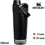 Empressco Activate Shaker 0,60 Lt Termos Sporcu Matara, Toz Depolama, Siyah