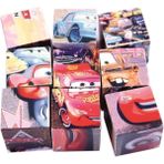 Empressco Ahşap Araba Küp Puzzle, Renkli ve Eğlenceli Çocuk Oyunu - Seçenek 1 - 1BW-Beyaz