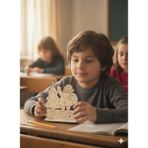 Empressco Ahşap Noel Baba ve Çam Ağacı Figürleri, Boyama Etkinliği Seti, Eğlenceli ve Yaratıcı Vakit. - Seçenek 1 - Ahşap - Ceviz
