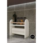 Empressco Alpaevmobilya Modern Tezgah Üstü Ahşap Baharatlık Havluluk Mutfak Düzenleyici Raf - Fiyatı, Yorumları - Almond Cream