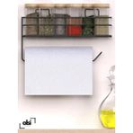 Empressco Alsi Home Yapışkanlı Raflı Kağıt Rulo Havluluk Peçetelik Havlu Kağıtlık Siyah Banyo Mutfak Düzenleyici Raf - Fiyatı, Yorumları - Ahşap - 1 lt