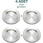Empressco Alüminyum Künefe ve Kadayıf Tepsi Tabağı Seti 12 cm (18 Cm) 4 Adet