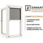 Empressco Alüminyum Pileli Sürgülü Sineklik Pencere Güvenli Koruma - 001-Renkli - Seçenek 1