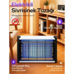 Empressco Asua Çift Ampullü Elektrikli Sineklik Sivrisinek Kovucu Yakalama Cihazı 30 M² Etkili Sinek Kovucu - Fiyatı, Yorumları - 0,5 L