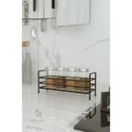 Empressco Atacı Banyo Mutfak Organizer Modern Siyah Metal Baharatlık Standı -Tezgah Üstü Metal Banyo Düzenleyici - Fiyatı, Yorumları - Ahşap Rengi - Seçenek 1
