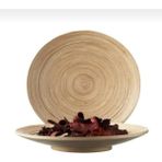 Empressco Bambu Dekoratif Tabak 30CM, Şık ve Doğal Tasarım, Ev ve Davetler Için Ideal. - 1BW-Beyaz - Seçenek 1