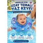 Empressco Bebek Boyun Simidi 40 Cm, 0-18 Ay, Güvenli ve Renkli Tasarım - Altın - 0 - 12 Ay