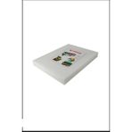 Empressco Beyaz Polietilen Kesim Tahtası, Et ve Meyve Doğrama, 40X25X2 cm - 1 lt