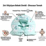 Empressco Bigstoy Dinozor Temalı 2in1 Büyüyen Bebek Simidi - Sökülebilir Oturaklı & Fonksiyonel Deniz Simidi - Fiyatı, Yorumları - --
