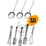 Empressco Bre Home 8 Parça 3 Adet 21 cm Servis Kaşığı 4 Adet Pasta Makarna Pasta Çırpıcı Maşa Seti - Fiyatı, Yorumları - Seçenek 1