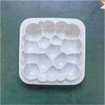 Empressco Büyük Kare Silikon Mousse Kek ve Pasta Kalıbı, 20 Cm, H:4,8 - Seçenek 1 - (ClearEyelets)Black-RadiantOrchid