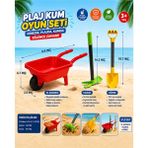 Empressco Bycegu Kazma Küreği Olan Kırmızı Renk Plaj Kum Aktivite Deniz Malzemlerinden Oyuncak El Arabası - Fiyatı, Yorumları - Altın - 0 - 12 Ay