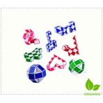 Empressco Çok Renkli Eğitici Yılan Oyunu, Sabır Küpü ve Rubik's Snake, Kız ve Erkek Çocuklar Için - Seçenek 1 - Açık Bej