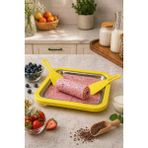 Empressco Comprox Sarı Ev Tipi Rulo Dondurma Tepsisi Seti | Frozen Roll Ice Cream Makinesi | Spatulalı Buzlu Dondurma Yapma - Fiyatı, Yorumları - 1 Adet
