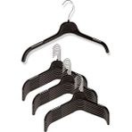 Empressco Demoplast Hanger & Textıle Accessorıes Elbise, Gömlek, Bluz, Tunik, Tshirt Askısı, Tek Taraf Dolgulu Siyah Lüks Plastik Askı (25 Adet) - Fiyatı, Yorumları