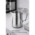 Empressco Dies 304 Çelik 600 ml Kahve Süt Köpürtme Potu Pitcher Latte Art Sütlük Sos Krema Sürahisi - Fiyatı, Yorumları - 1 lt