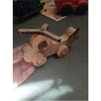 Empressco Doğal Ahşap Helikopter, Eğitici ve Geliştirici, Soft Boyasız, Ilk Oyuncak Seçeneği - Seçenek 1 - Ahşap - Ceviz