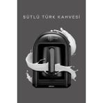 Empressco Hatır Mod Sütlü Türk Kahve Makinesi, Şık Siyah Renkli
