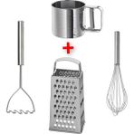 Empressco Ikea Rende + Un Eleği + Patates Ezici + Çırpıcı Ikea 4 - Kestane Akaju - Seçenek 1