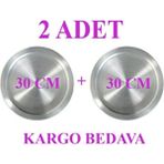 Empressco Iki Adet 30 cm Künefe Kadayıf Tabağı ve Tepsisi, 24 cm Tabanlı Set
