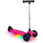 Empressco Işıklı 3 Tekerlekli Çocuk Scooter, Ayarlanabilir Yükseklik, Güvenli ve Eğlenceli - Ahşap - Seçenek 1