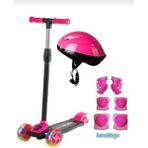 Empressco Işıklı Scooter 3 Tekerlekli Kask Dizlik Set Twist Scooter Koruyu Ful Set Çocuk Scooter - Fiyatı, Yorumları - Ahşap - Seçenek 1
