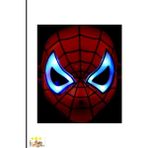 Empressco Işıklı Spiderman Maskesi, Kaliteli ve Renkli Çocuklar Için Eğlenceli Aksesuar - Seçenek 1 - Açık Bej